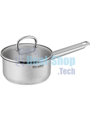 Ковш Rondell Solo RDS-1601, 1.3л, с крышкой, стальной