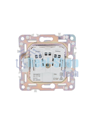 Розетка 1-м SKANDY 16А IP44 с заземл. защ. штроки с крышкой SK-R11W арктич. бел. IEK SK-R16-16-44-K01