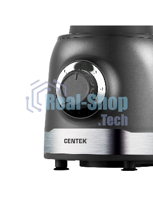 Блендер стационарный Centek CT-1326 серебристый/черный, 1300 Вт, 5 скоростей