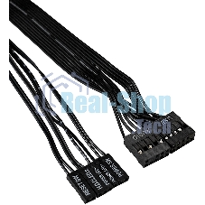 Компьютерный корпус Miditower ExeGate XP-332-UNS350 (ATX, БП UNS350 с вент. 12см, 2хUSB, аудио, черный)