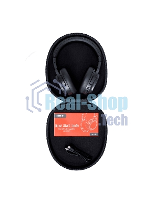 Беспроводные наушники MEG HEA500BL, Bluetooth 6.0, до 90 ч, ANC Hybrid, Multipoint, черный