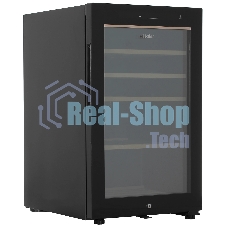 Винный шкаф Haier FWC49GA черный, 116 л, 1 отсек, 49 бут., класс A
