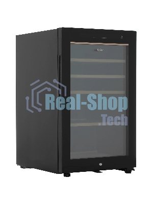 Винный шкаф Haier FWC49GA черный, 116 л, 1 отсек, 49 бут., класс A
