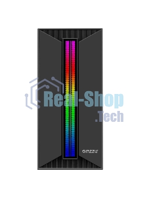 Компьютерный корпус Ginzzu B350 2*USB 2.0,AU RGb
