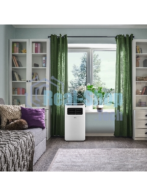 Кондиционер мобильный Ballu Aura BPAC-09 CP/N1_24Y 9000 BTU, 24 м², 50 дБ, охлаждение, осушение, белый