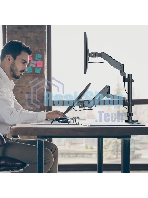 Кронштейн (держатель) ONKRON G140 для двух мониторов 13