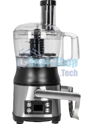 Кухонный комбайн Kitfort KT-1395 800Вт серебристый/черный