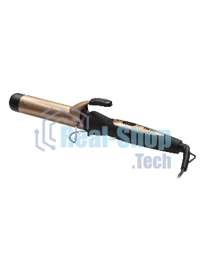 Щипцы для завивки волос BBK BST2502 черный/шампань, 32 мм, 200 °C, 1 режим