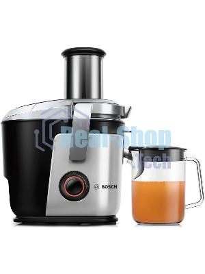 Соковыжималка Bosch MES4000 серебристый, центробежная, 1000 Вт, 1500 мл, механическое
