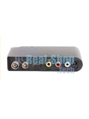 Ресивер эфирный цифровой DVB-T2 HD HD-555 пластик, дисплей, Эфир