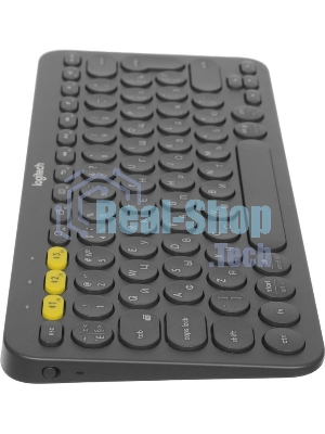Клавиатура беспроводная Logitech K380 Multi-Device Bluetooth (920-007584) темно- серый- (заводская гравировка)