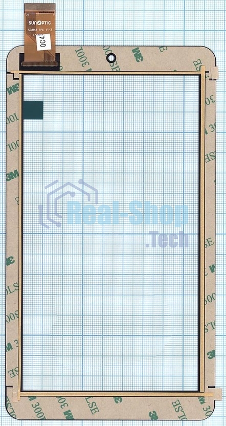 Сенсорное стекло (тачскрин) SG8148-FPC-V1-1, черное