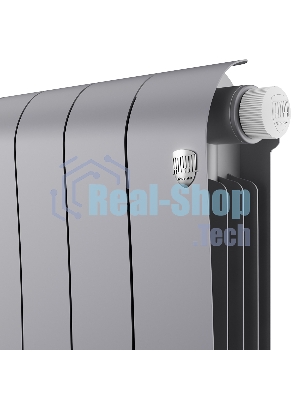 Радиатор биметаллический Royal Thermo Infinity 300 Silver Satin VR80 - 10 секц.