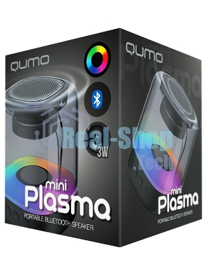 Акустическая система QUMO Plasma mini ВТ 0081 3 ВТ объемное звучание RGb