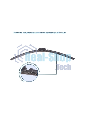 Бескаркасная щетка GOODYEAR GY000437 PREMIUM 17''/43см
