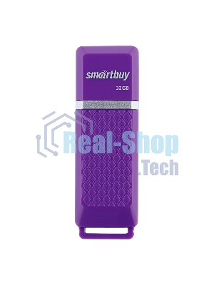 Флешка USB Smartbuy Quartz Violet (SB32GbQZ-V), 32Gb, USB 2.0, R/W 25/15, фиолетовый