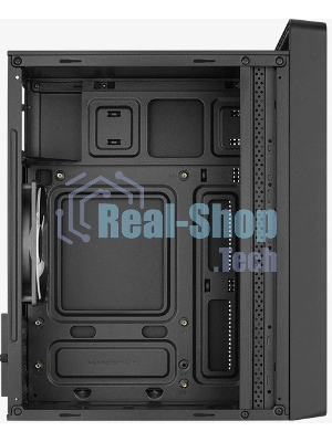 Компьютерный корпус MiniTower Aerocool/Formula CS-109-G-BK-v1 (mATX, USB3x1, USB2x2, 120мм RGb fan, без БП) (4711099472376)