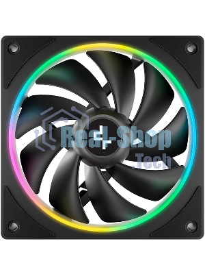Вентилятор для корпуса Deepcool FL12 SE ARGb 120х120x25 черный 4-pin 28.67дБ (упак.:1шт) (R-FL12SE-BKAPN1-G) Ret