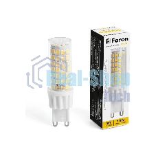 Лампа светодиодная Feron LB-436 13Вт 230В G9 теплый капсульная