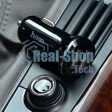 Автомобильная зарядка HOCO Z1 2xUSB, 2.1A, 11W, черный