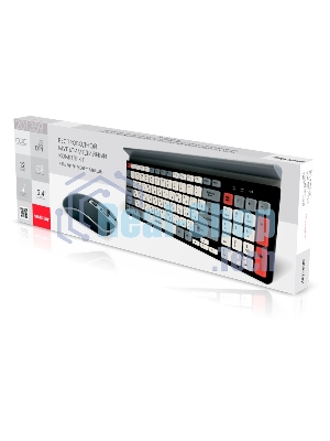 Комплект клавиатуры + мышь Smartbuy (SBC-201359AG-KW) 201359AG черно-серо-белый
