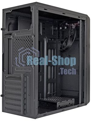 Компьютерный корпус Miditower ExeGate XP-332-UNS350 (ATX, БП UNS350 с вент. 12см, 2хUSB, аудио, черный)