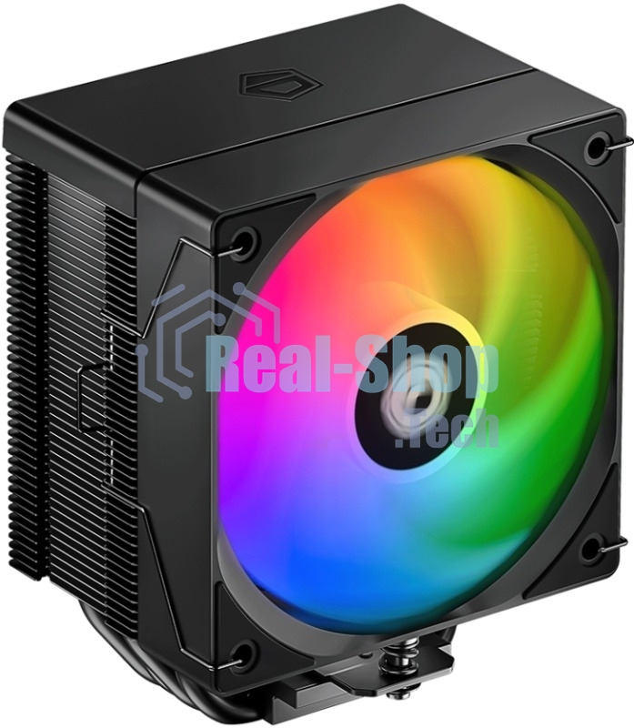 Кулер Cooler ID-Cooling SE-904-XT ARGb BLACK LGA1851/1700/1200/115X/AM5/AM4 (TDP 180W, PWM, 4 тепл.трубки прямого контакта, FAN 100мм, Addressable RGb LED) RET