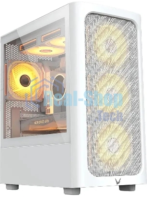 Компьютерный корпус Aerocool/Formula Air Mesh G3 белый без БП mATX 4x120мм 2x140мм 2xUSB 3.0 audio bott PSU