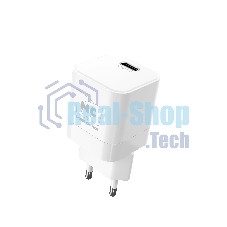 Сетевое зарядное устройство MORE CHOICE (4620202555854) NC86a 1Type-C 3.0A PD 20W для Type-C Type-C, белый