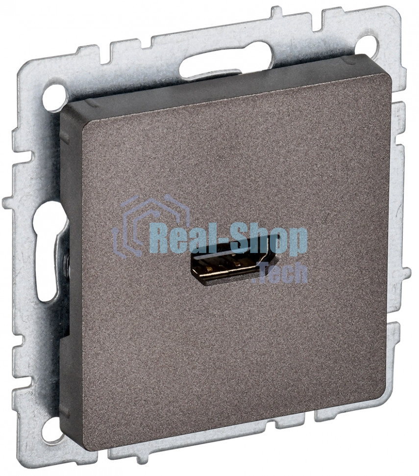 Розетка HDMI IEK BRITE РHDMI-0-БрТБ темная бронза