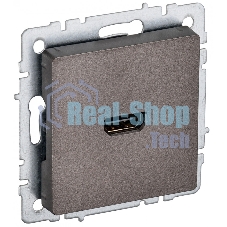 Розетка HDMI IEK BRITE РHDMI-0-БрТБ темная бронза