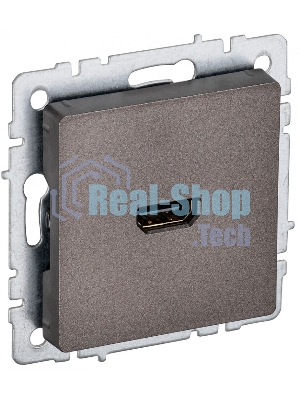 Розетка HDMI IEK BRITE РHDMI-0-БрТБ темная бронза