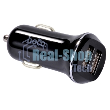 Автомобильная зарядка HOCO Z1 2xUSB, 2.1A, 11W, черный