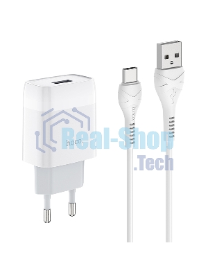 Сетевое зарядное устройство HOCO (6931474713018) для Type-C C72Aa White