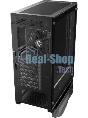 Корпус без блока питания Raijintek ARCADIA 41, Midi-Tower, TG, 1x120мм, 2xUSB-A 3.0 + 1xUSB-C, ATX, mATX, mITX Black