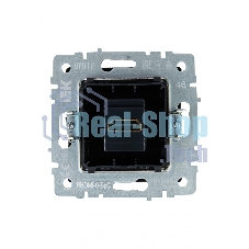 Розетка HDMI IEK BRITE РHDMI-0-БрС сталь