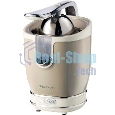 Соковыжималка Ariete 0413/03 Vintage бежевый, цитрусовая, 85 Вт, 600 мл, механическое