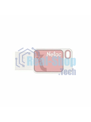 Флешка USB Netac UA31 (NT03UA31N-064G-20PK), 64Gb, USB 2.0, R/W 110/45, розовый/белый