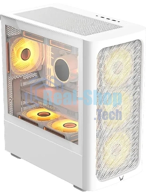 Компьютерный корпус Aerocool/Formula Air Mesh G3 белый без БП mATX 4x120мм 2x140мм 2xUSB 3.0 audio bott PSU