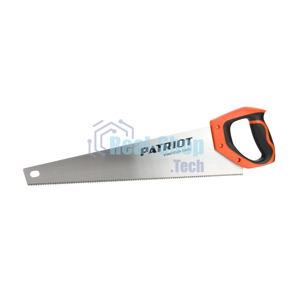 Ножовка Patriot WSP-450S, по дереву, 11 TPI мелкий зуб, 3-х сторонняя заточка, 450мм