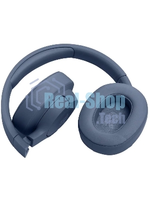 Беспроводные/проводные наушники JBL Tune 770NC синий, полноразмерные, Bluetooth + проводной, активное шумоподавление, до 70 ч