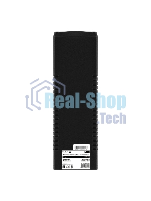 Источник бесперебойного питания ExeGate Power NB-1000.LED.AVR.2SH (1000VA/650W, LED, AVR, 2*Schuko, батарея 12V 9Ah, черный)