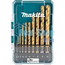 Набор сверл Makita D-72849 по металлу (10пред.) для дрелей