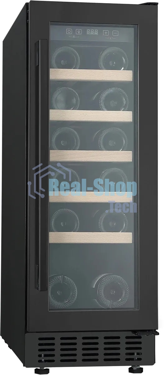 Винный шкаф Hyundai HBWC 0831 SU 1-нокамерн. черный