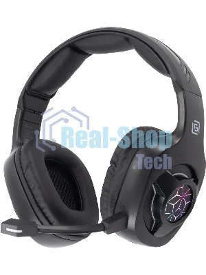 Гарнитура Oklick HS-L575G чёрный, беспроводная + проводная, Bluetooth