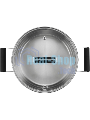 Кастрюля Rondell Bayoneta RDS-1807 3.1 л. d=20 см (с крышкой) стальной