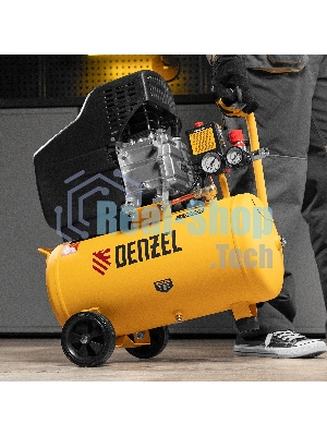 Компрессор воздушный Denzel DC1500/24 прям. привод, 1,5 кВт, 24 литра, 220 л/мин