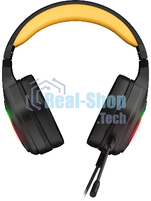Гарнитура MARVO HG9084 Pulz 80 чёрный, проводная, USB, подсветка