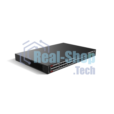 Коммутатор Dahua DH-SF4026P-C, 24×100 Мбит/с + 2×1 Гбит/с Combo, управляемый