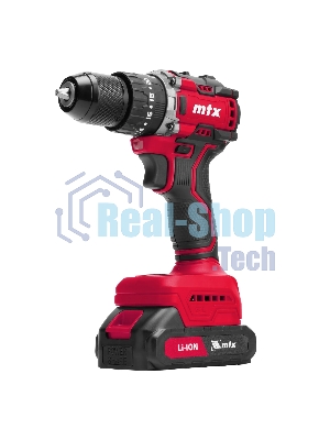Дрель-шуруповерт MTX CIDS-BL-20, 20 В, 2 Ач, 60 Нм, бесщеточный, ударный